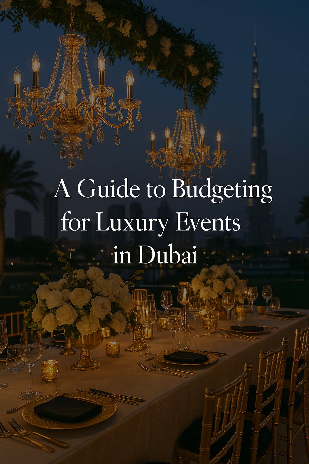A Guide to Budgeting for Luxury Events in Dubai
