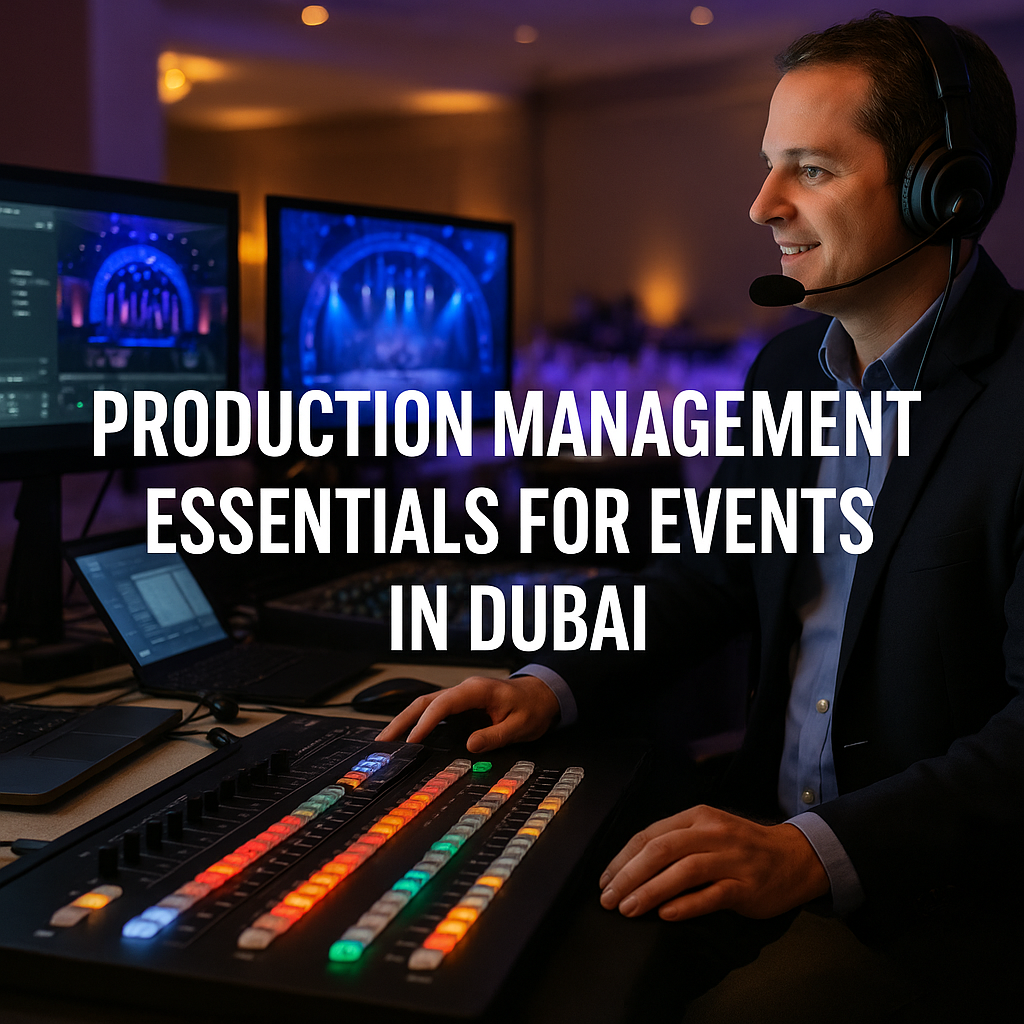 Production Management Essentials for Events in Dubai