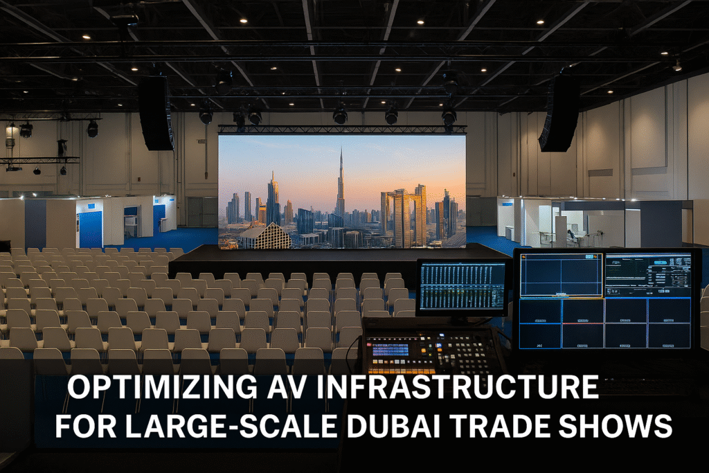 Optimizing AV Infrastructure for Large-Scale Dubai Trade Shows