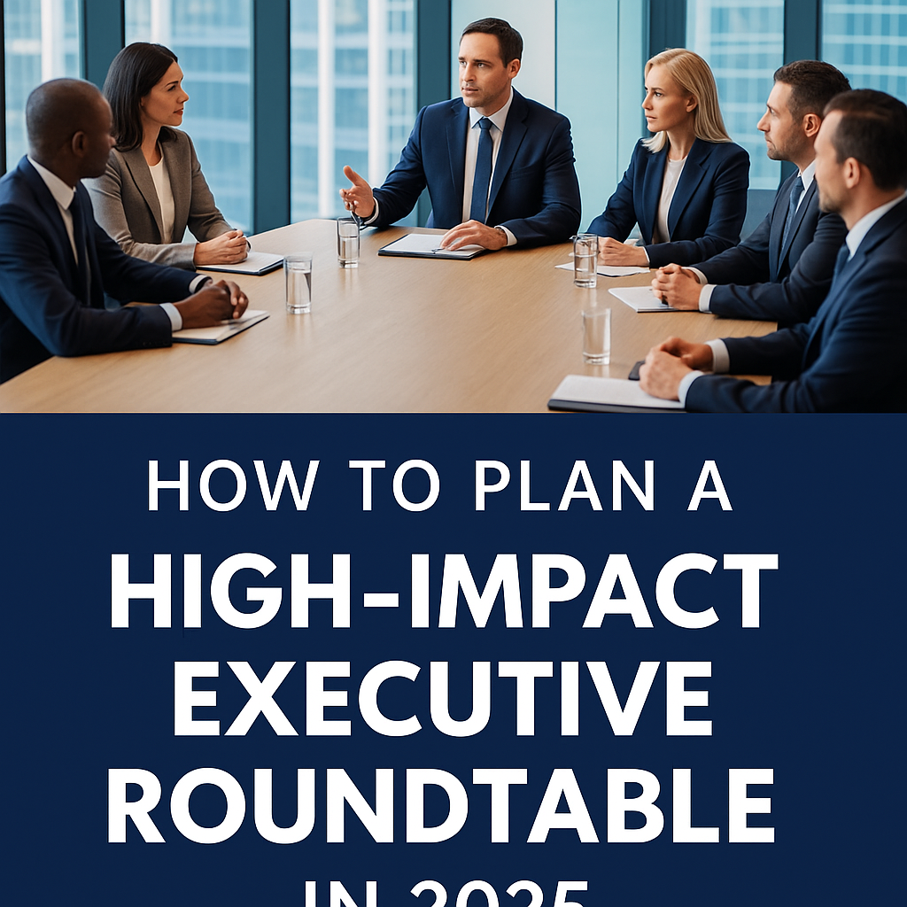 How to Plan a High-Impact Executive Roundtable