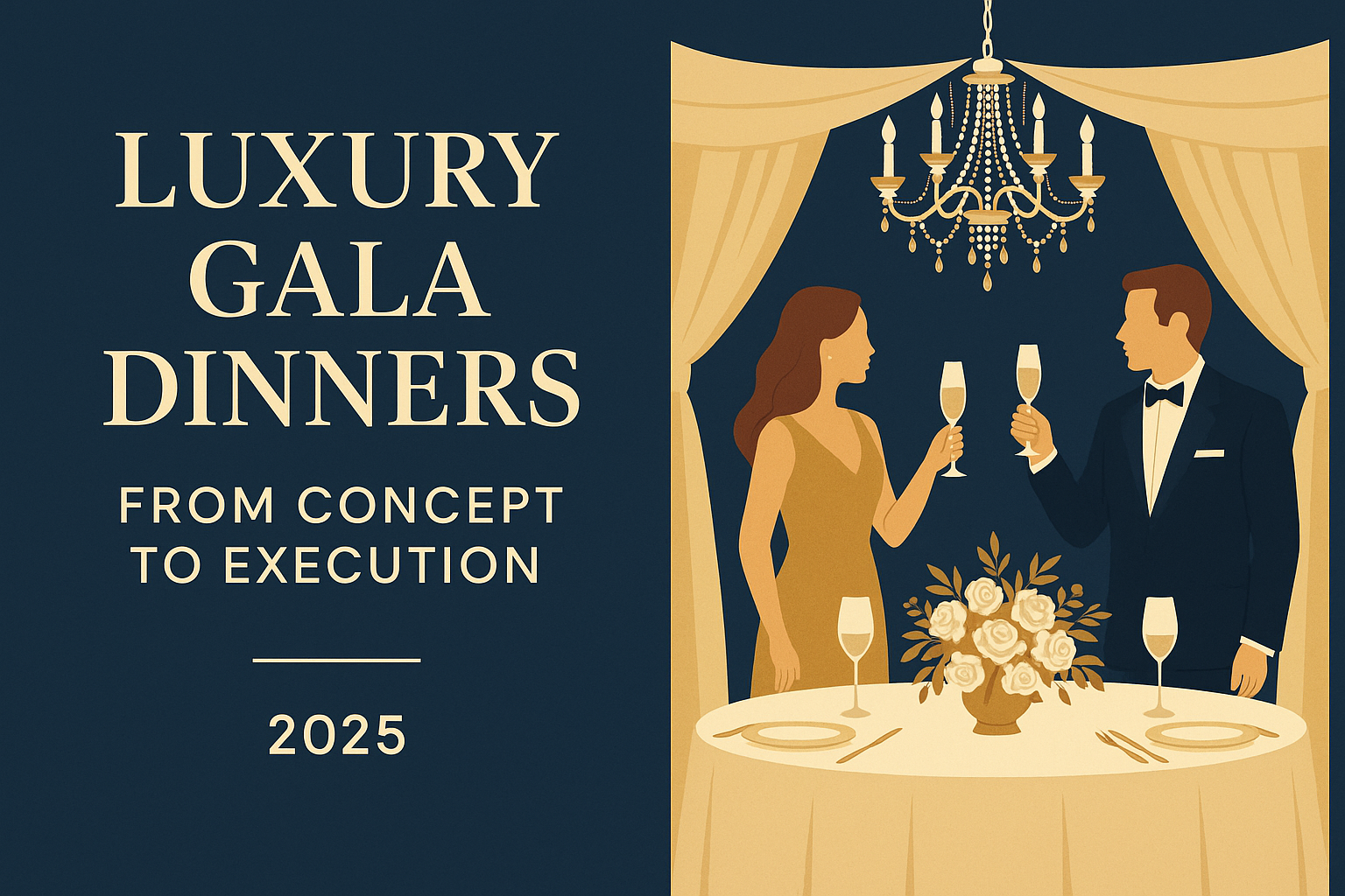 Luxury Gala Dinners: From Concept to Execution