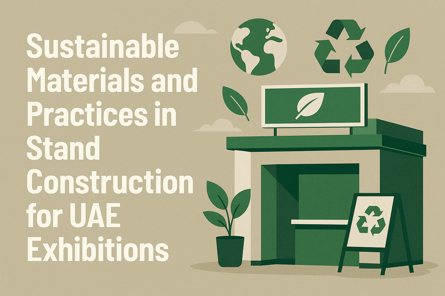 Sustainable Materials and Practices in Stand Construction for UAE Exhibitions