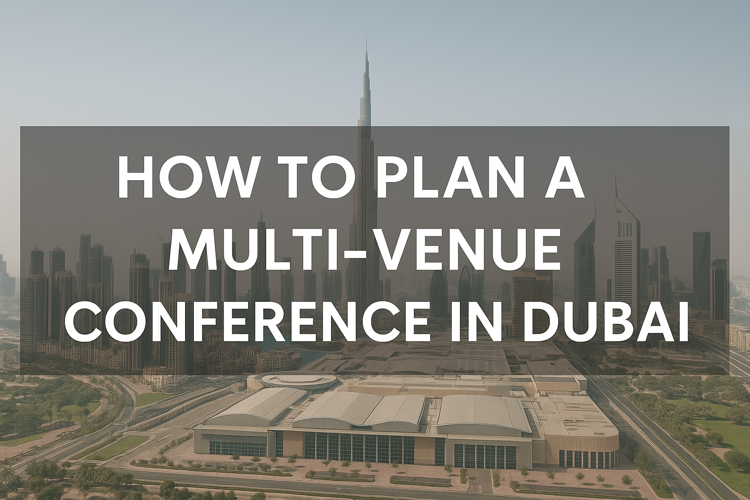 How to Plan a Multi Venue Conference in Dubai